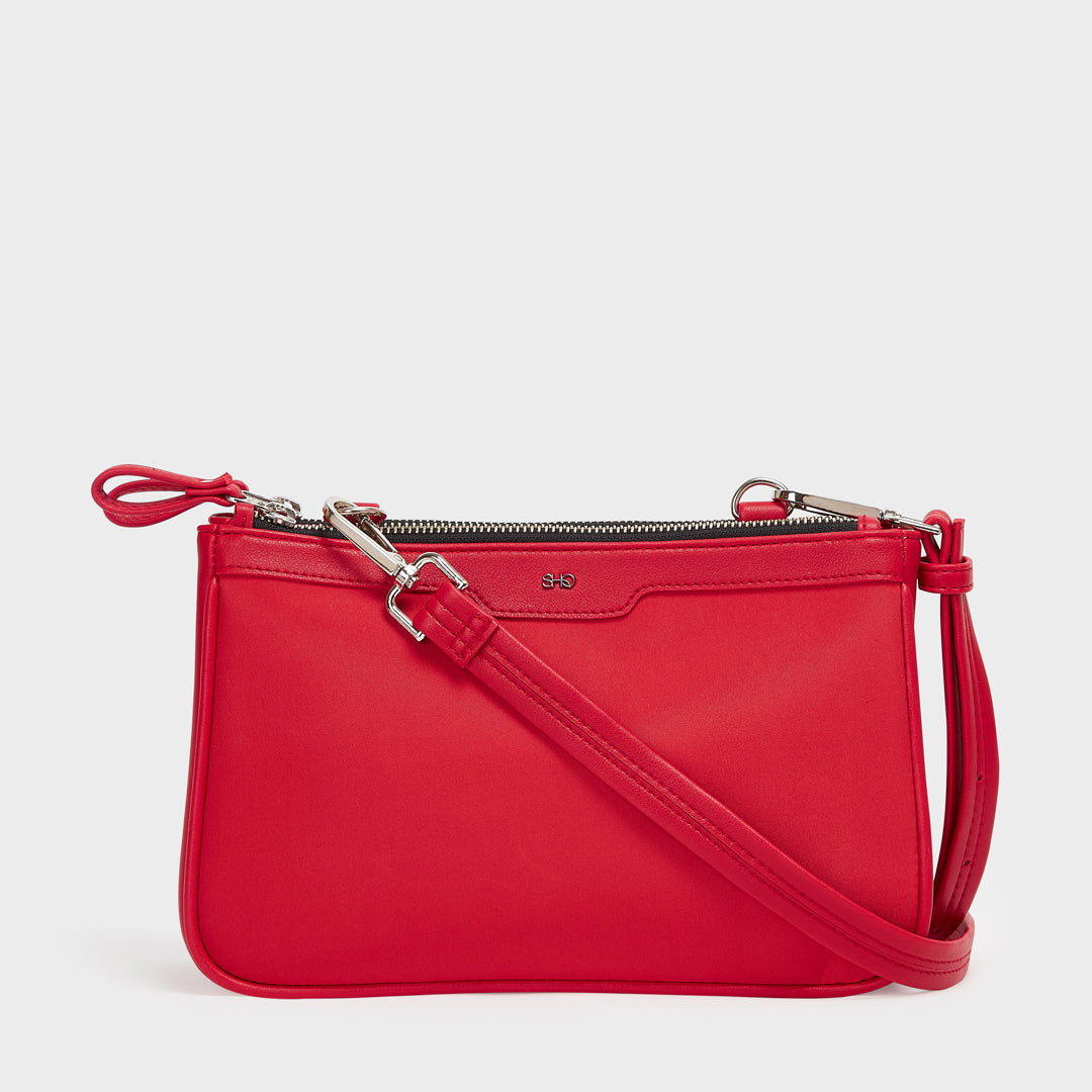 AMSTERDAM NYLON SLING BAG RED