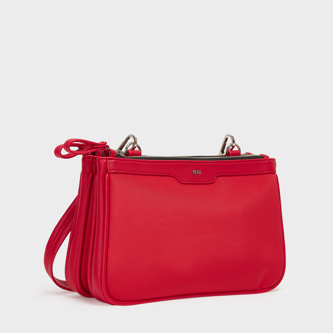 AMSTERDAM NYLON SLING BAG RED