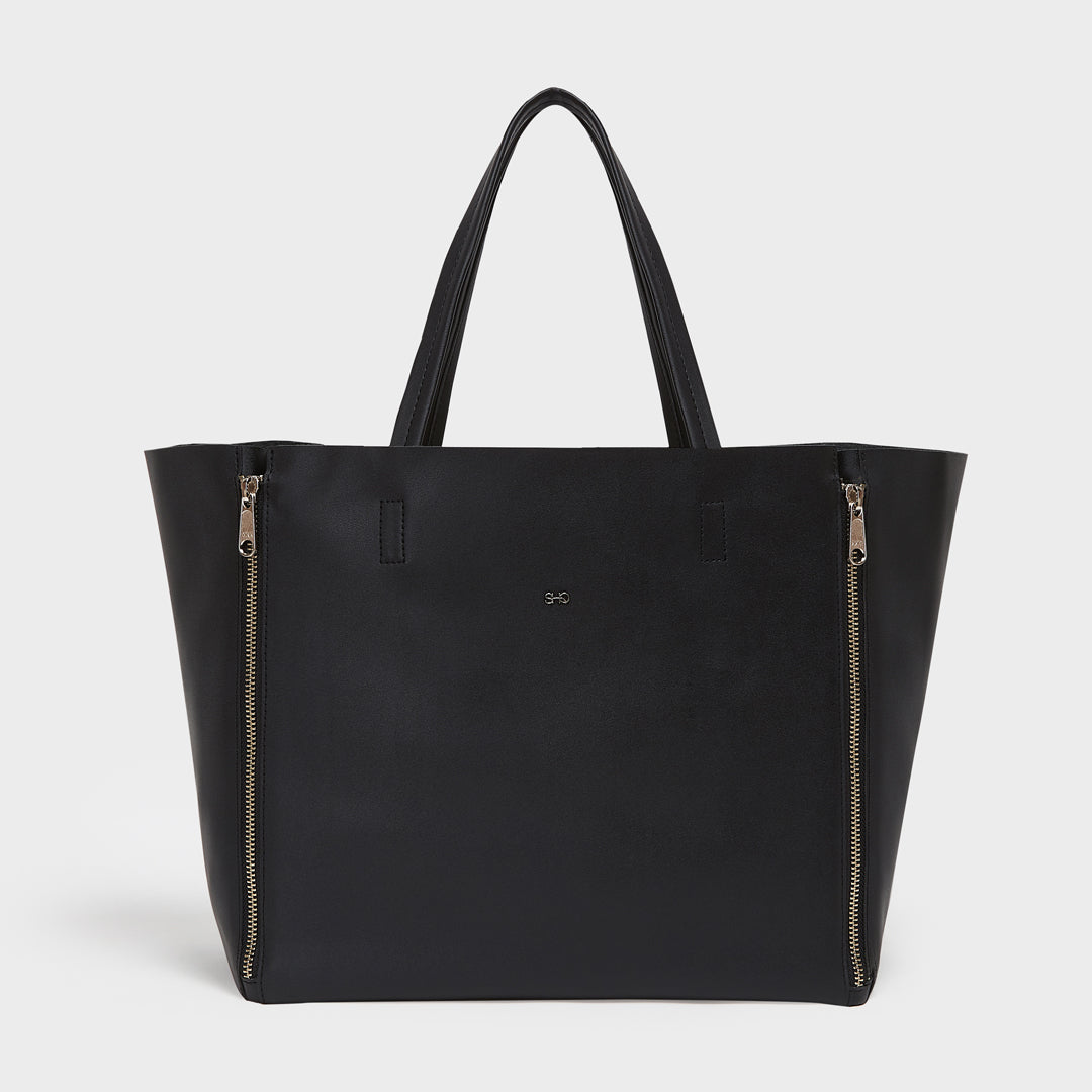 SEOUL SMOOTH VEGAN LEATHER BLACK