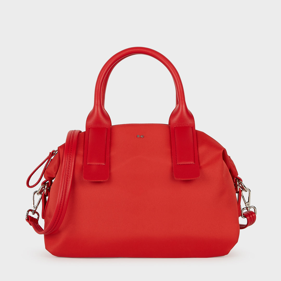 NOLAN MINI NYLON HAND & SLING BAG SCARLET