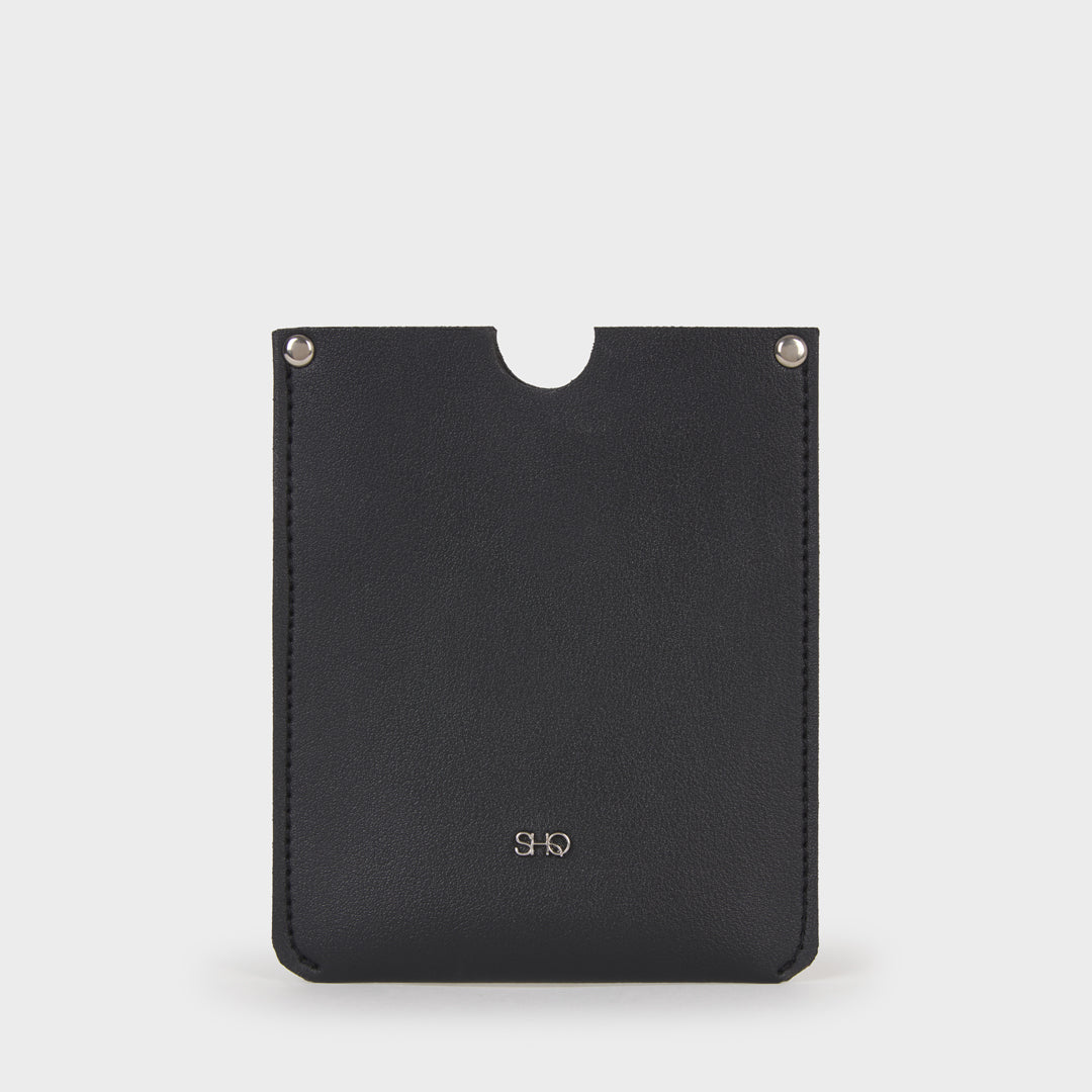 LENA PASSPORT HOLDER BLACK