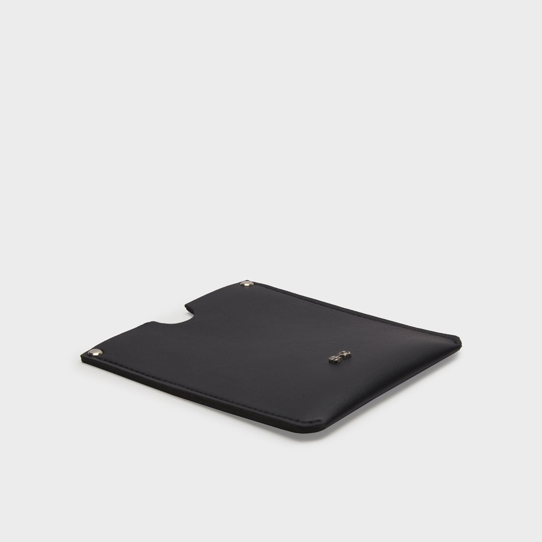 LENA PASSPORT HOLDER BLACK