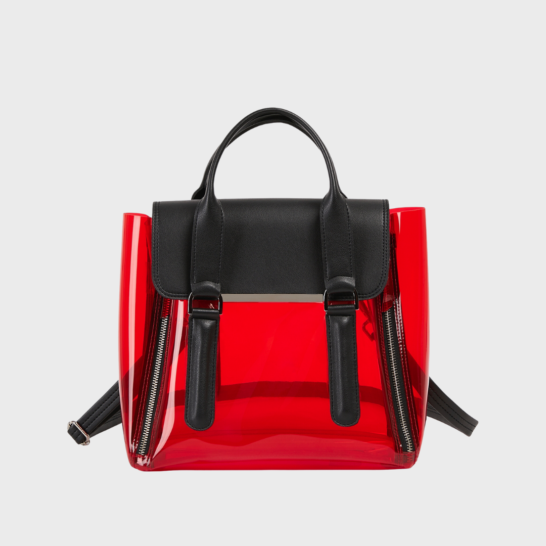 XIA PVC SLING AND HANDBAG RED