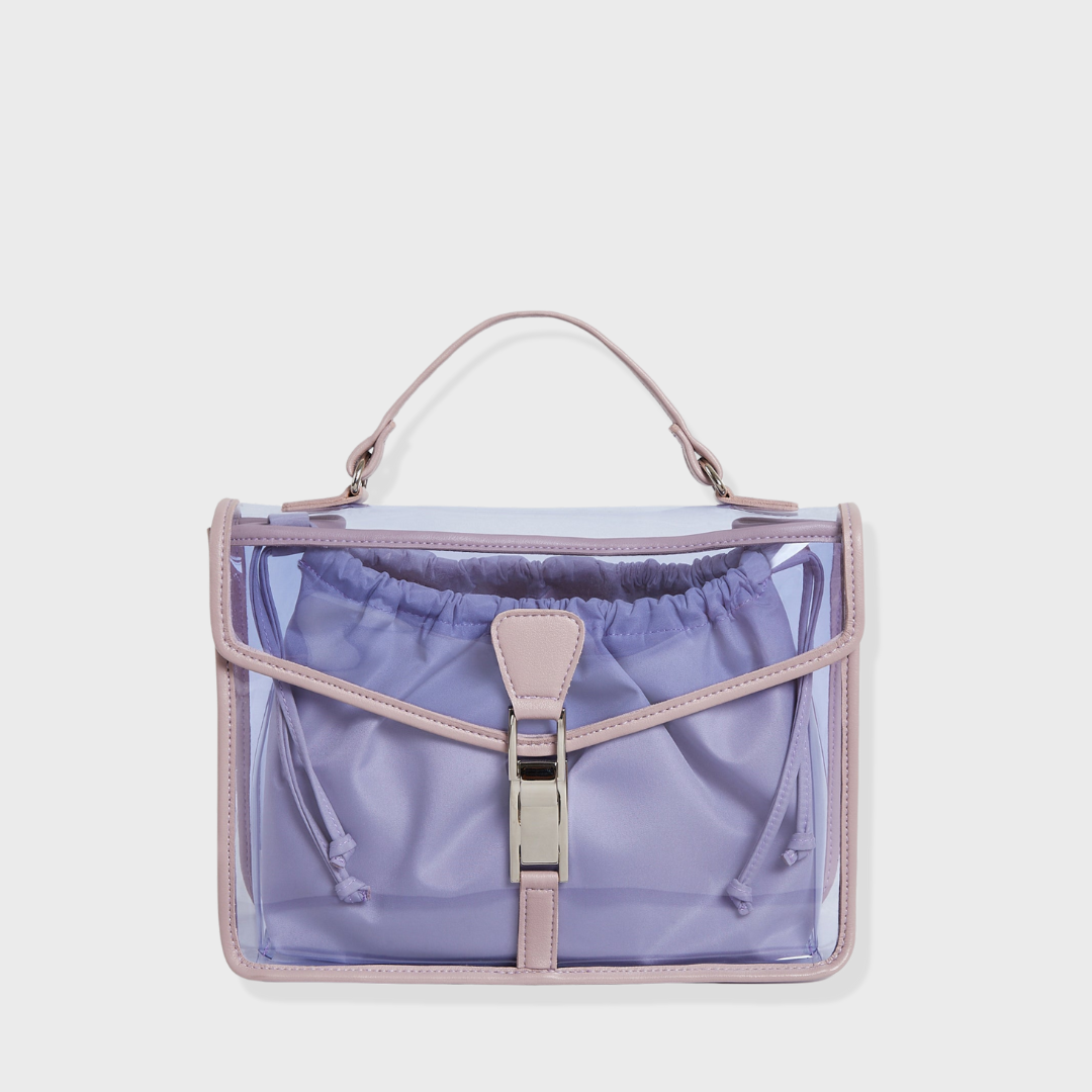 SOPHIE PVC SLING BAG LAVENDER