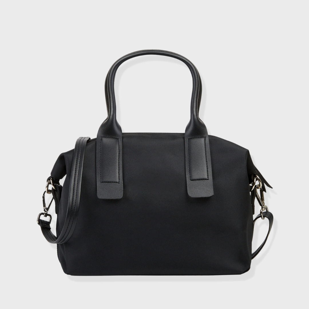 NOLAN MEDIUM NYLON HANDBAG BLACK