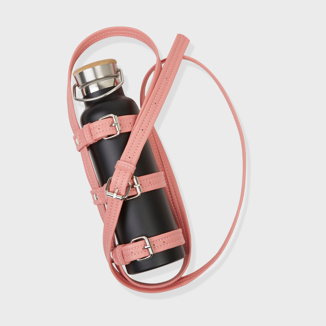 L'EAU PASTEL VEGAN LEATHER BOTTLE HOLDER SUNSET