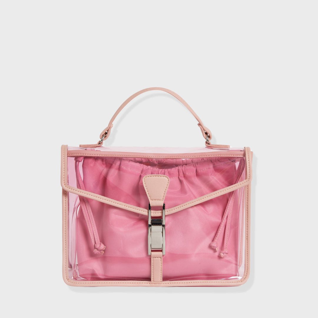 SOPHIE PVC SLING BAG PINK