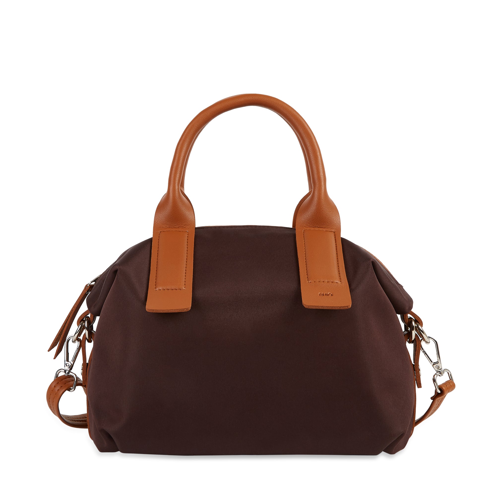 NOLAN MINI NYLON HAND & SLING BAG BROWN