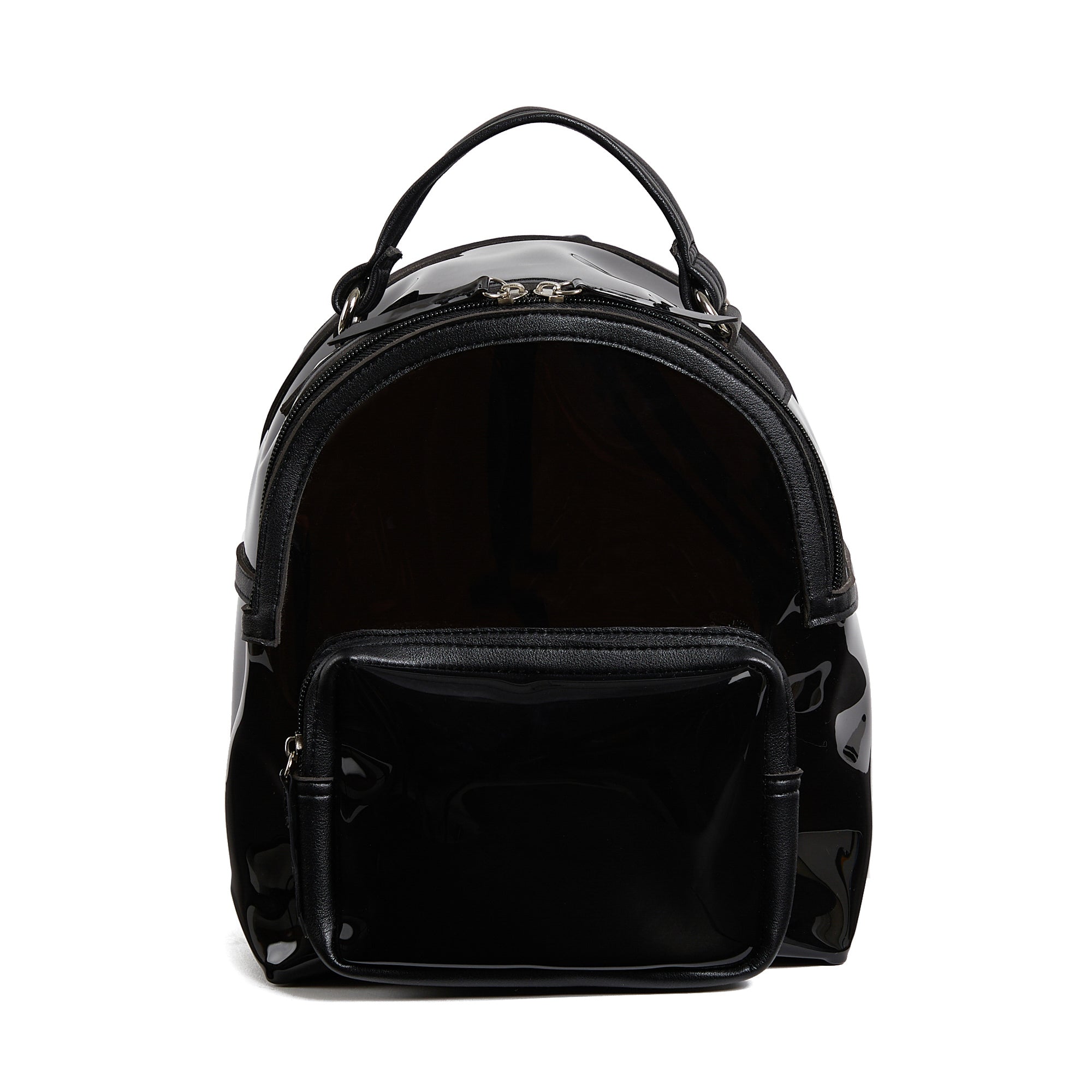 CRYSTAL PVC BACKPACK CHARCOAL