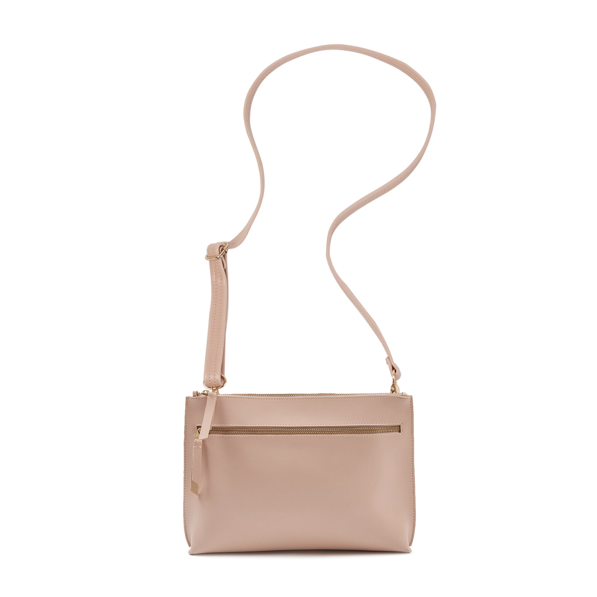 LOUIE VEGAN LEATHER SLING BAG BISCOTTO